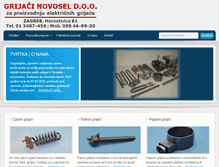 Tablet Screenshot of grijacinovosel.com